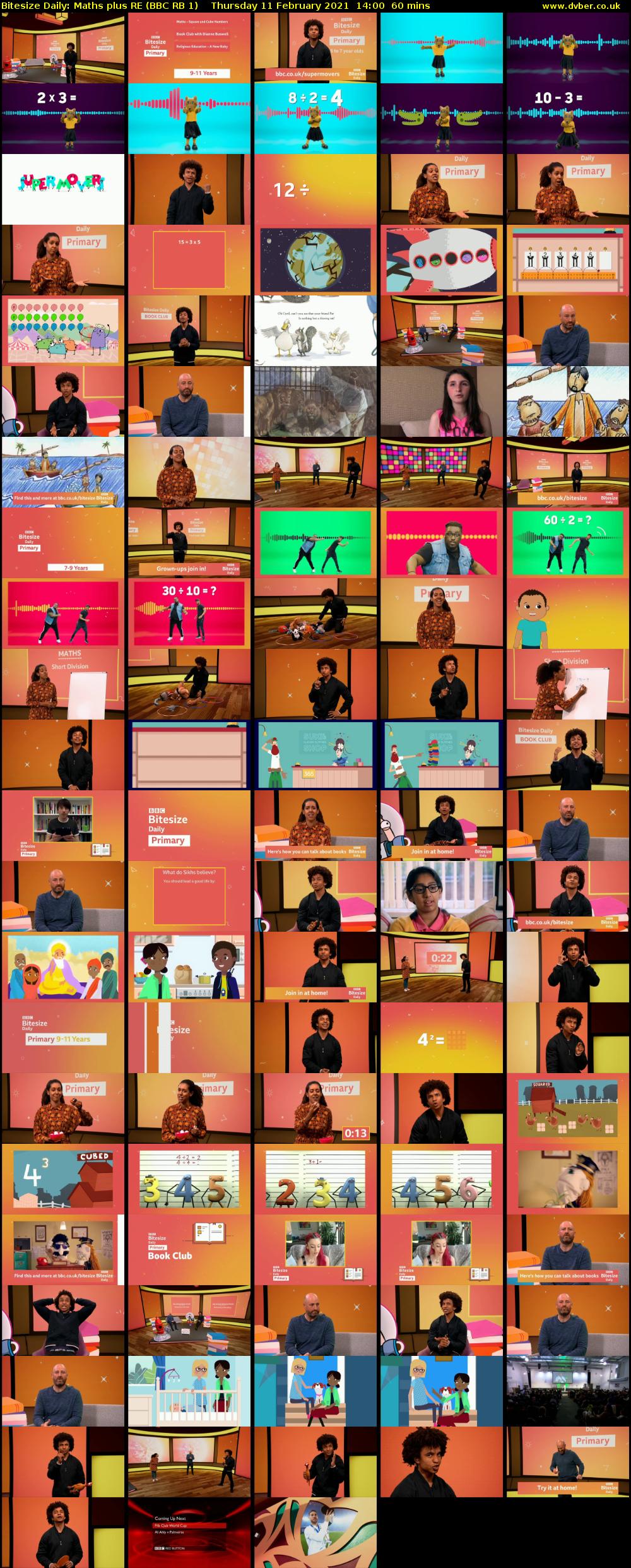 Bitesize Daily: Maths plus RE (BBC RB 1) Thursday 11 February 2021 14:00 - 15:00