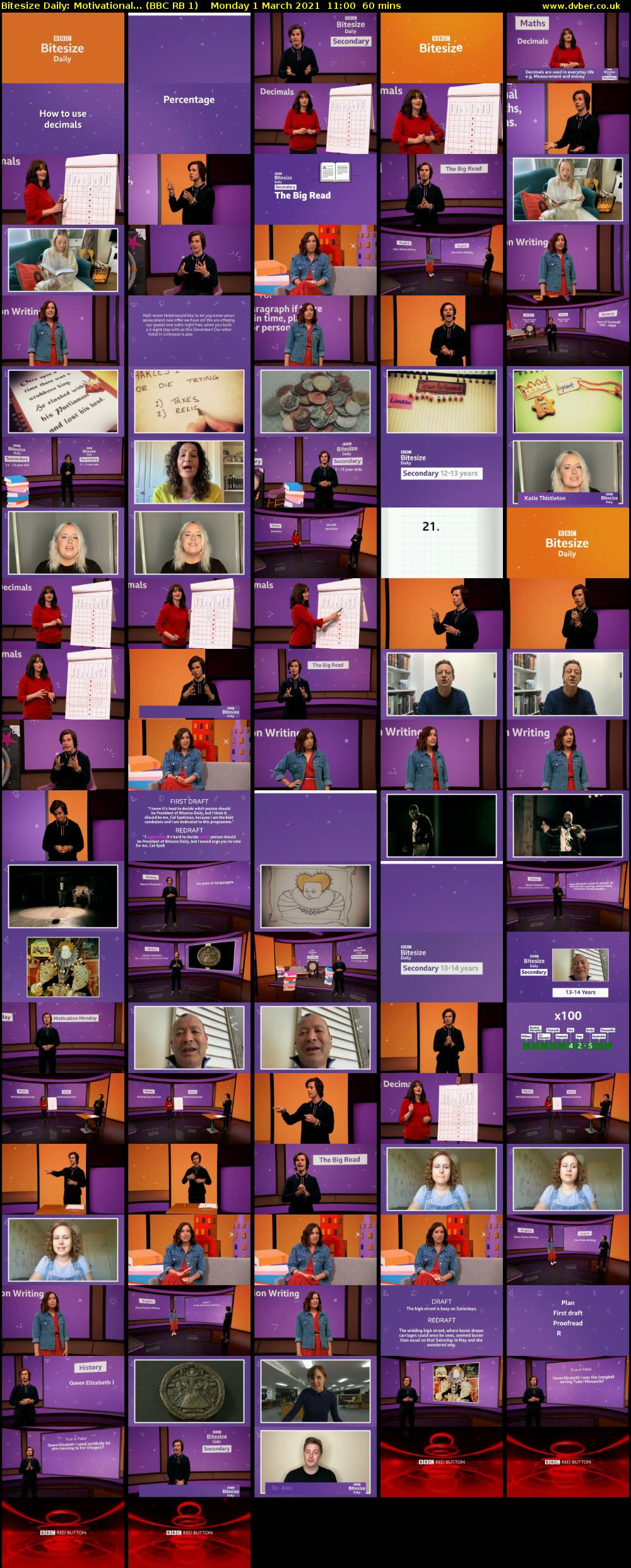 Bitesize Daily: Motivational... (BBC RB 1) Monday 1 March 2021 11:00 - 12:00