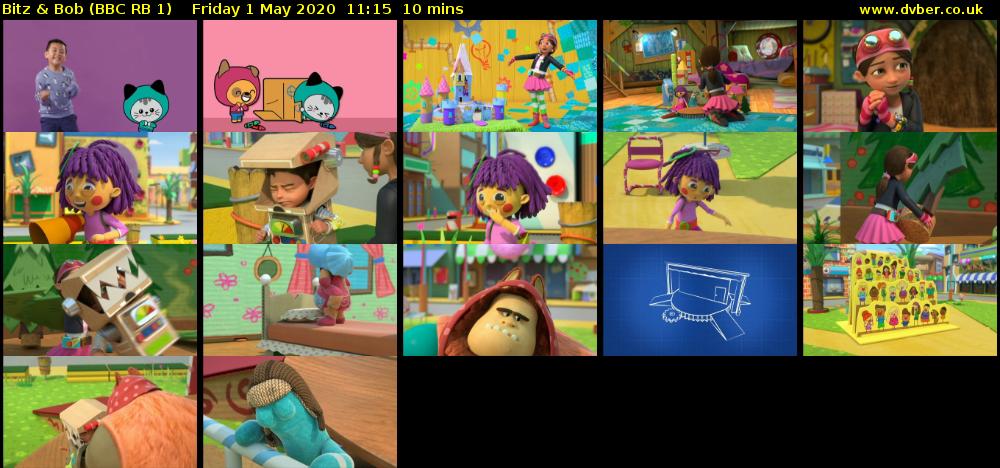Bitz & Bob (BBC RB 1) Friday 1 May 2020 11:15 - 11:25