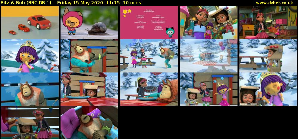 Bitz & Bob (BBC RB 1) Friday 15 May 2020 11:15 - 11:25