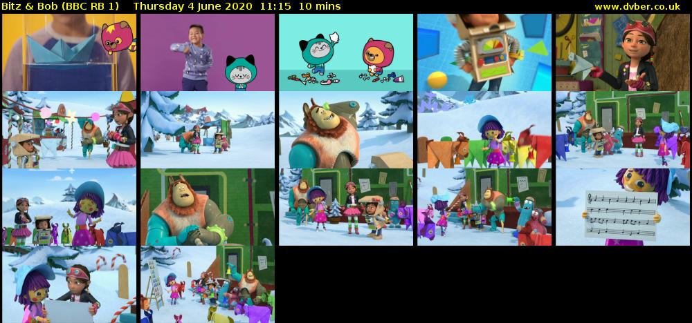 Bitz & Bob (BBC RB 1) Thursday 4 June 2020 11:15 - 11:25