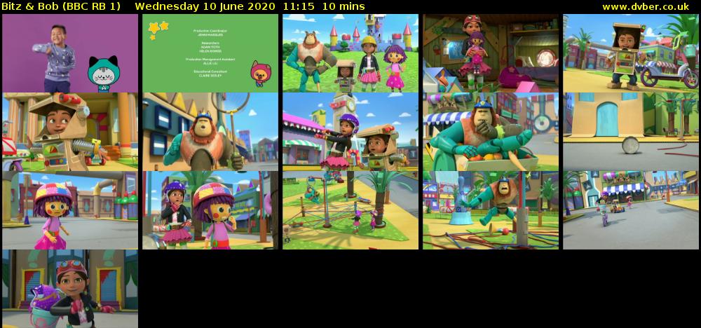 Bitz & Bob (BBC RB 1) Wednesday 10 June 2020 11:15 - 11:25