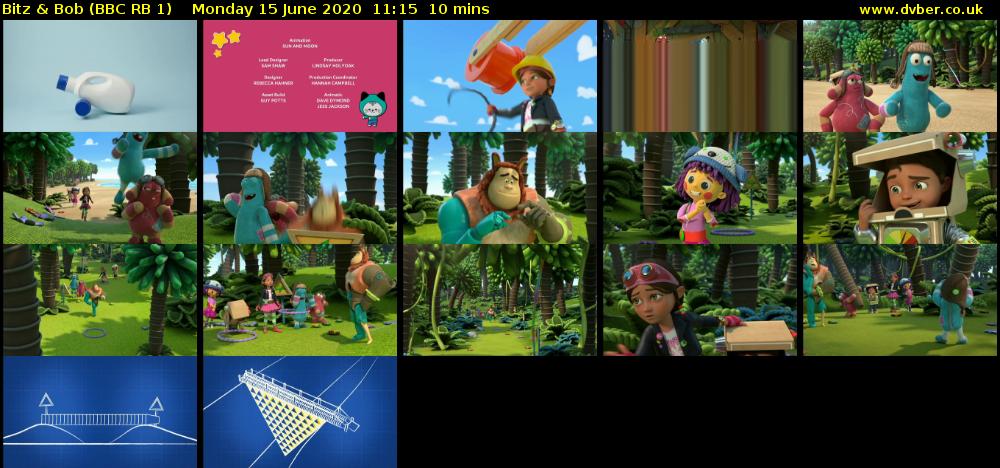 Bitz & Bob (BBC RB 1) Monday 15 June 2020 11:15 - 11:25