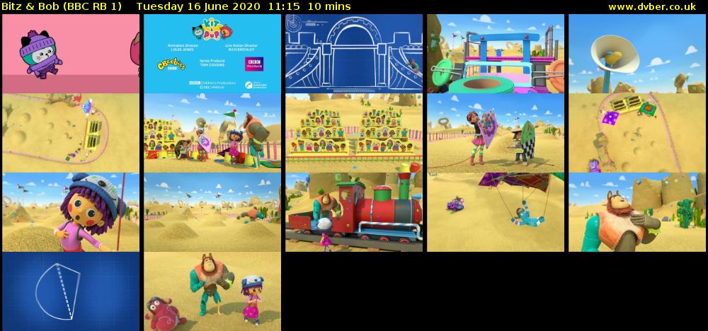 Bitz & Bob (BBC RB 1) Tuesday 16 June 2020 11:15 - 11:25