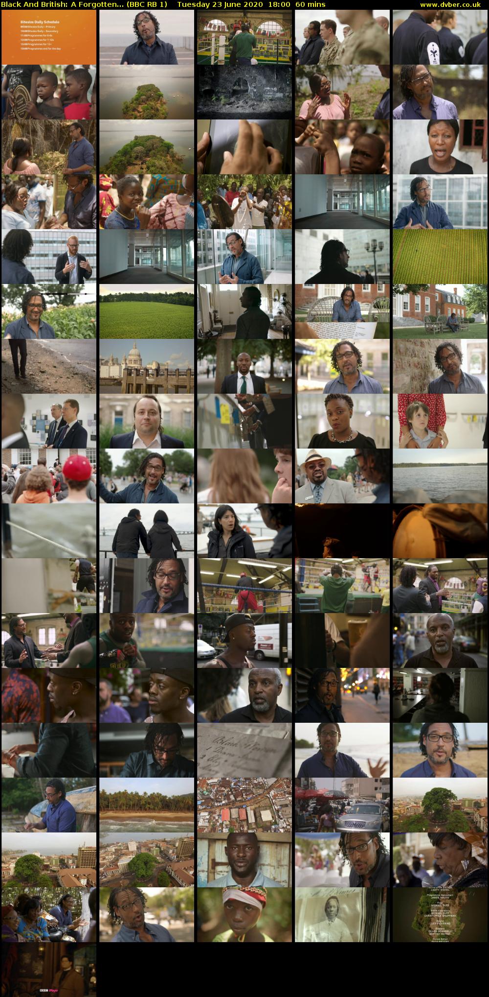 Black And British: A Forgotten... (BBC RB 1) Tuesday 23 June 2020 18:00 - 19:00