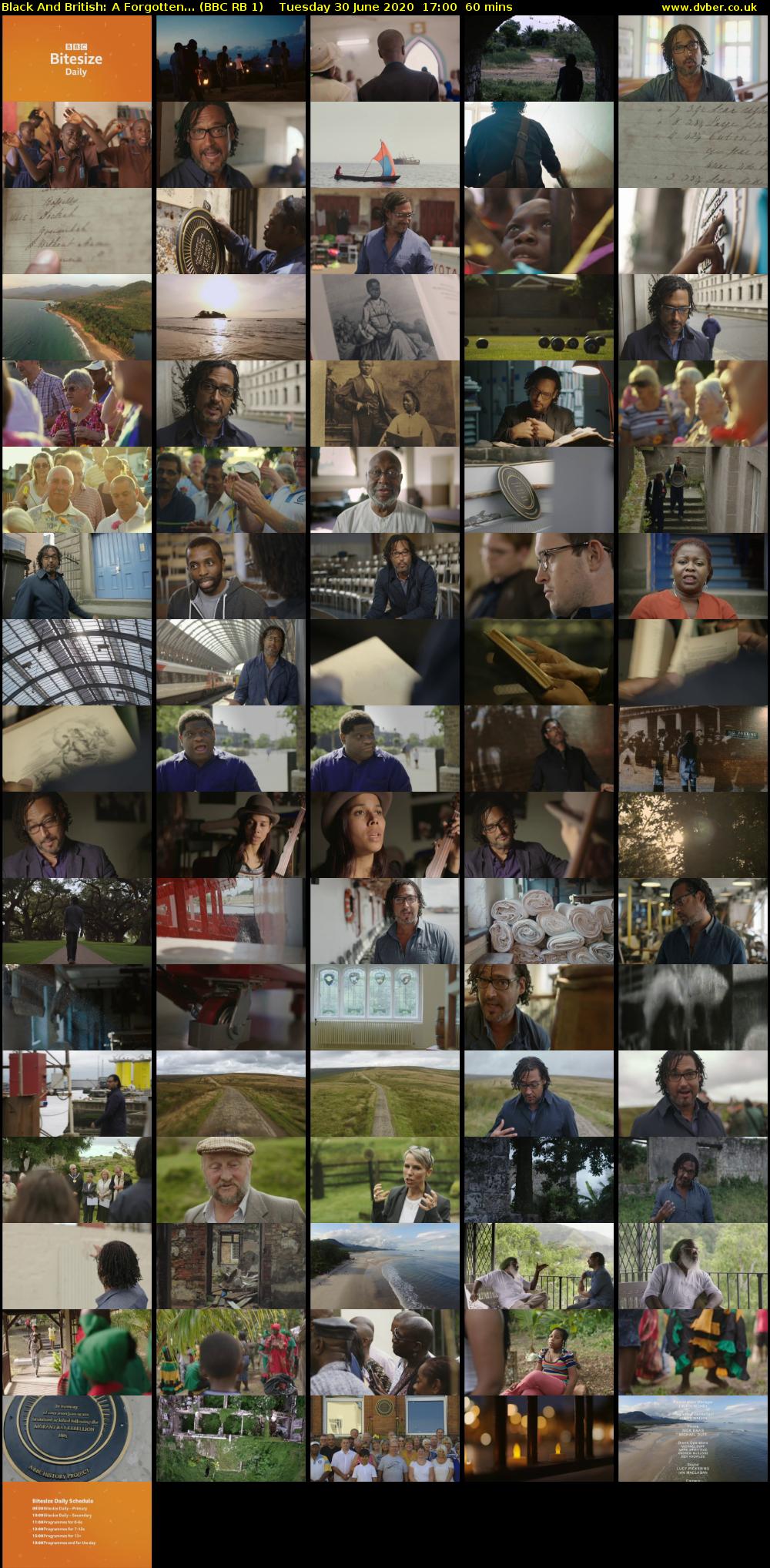 Black And British: A Forgotten... (BBC RB 1) Tuesday 30 June 2020 17:00 - 18:00