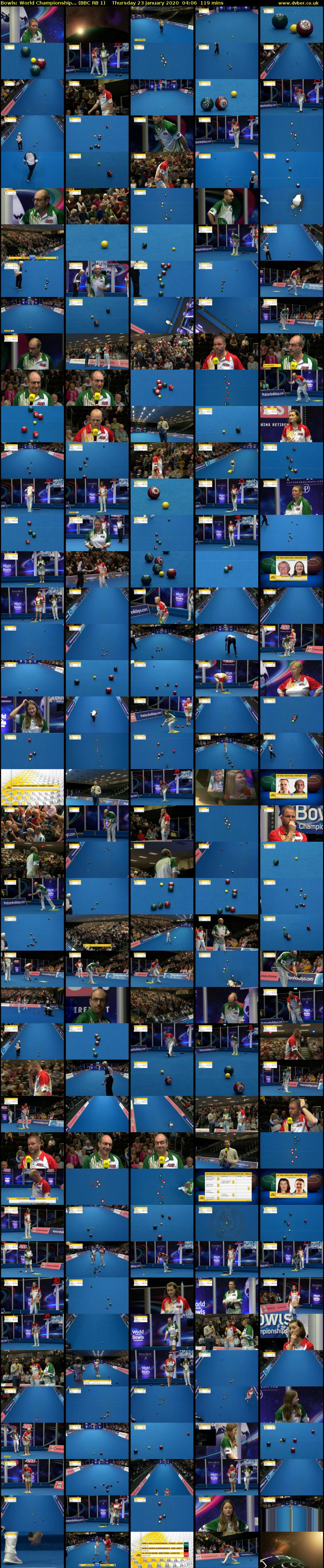 Bowls: World Championship... (BBC RB 1) Thursday 23 January 2020 04:06 - 06:05