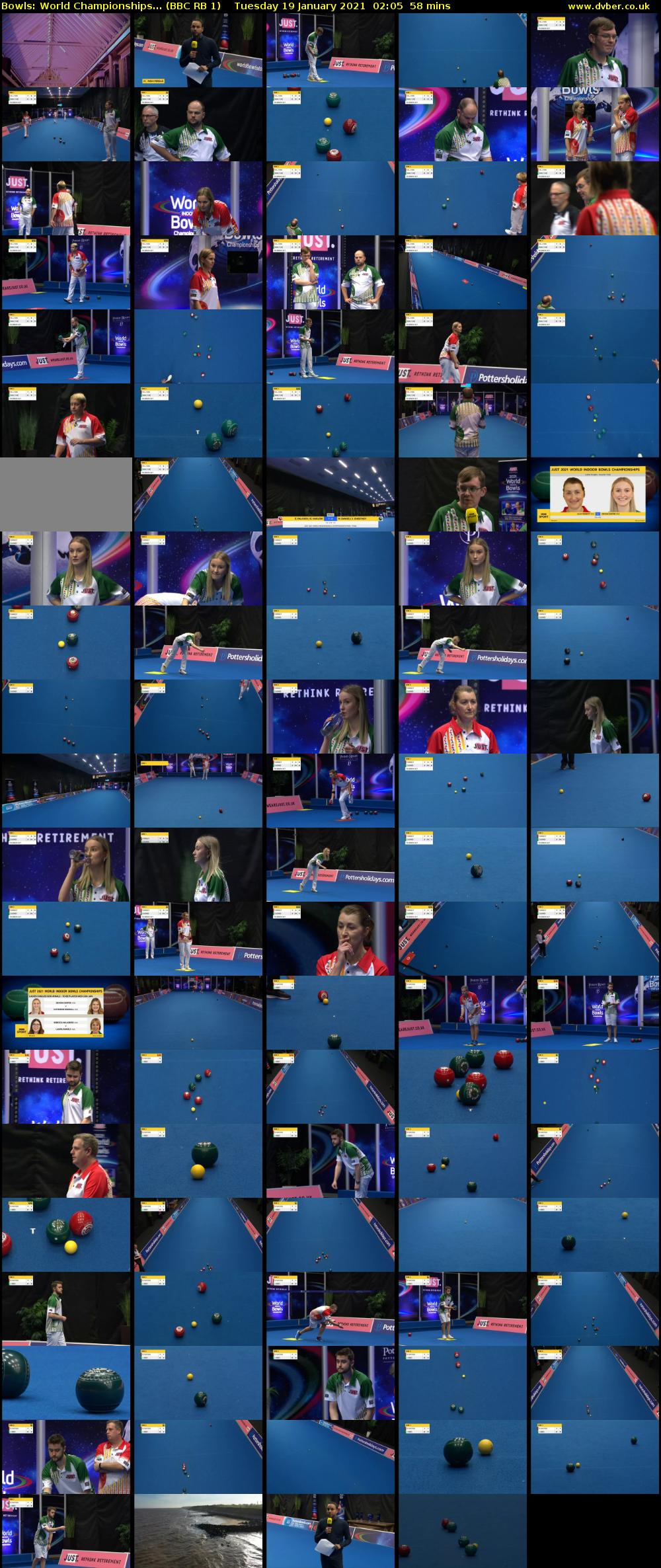 Bowls: World Championships... (BBC RB 1) Tuesday 19 January 2021 02:05 - 03:03