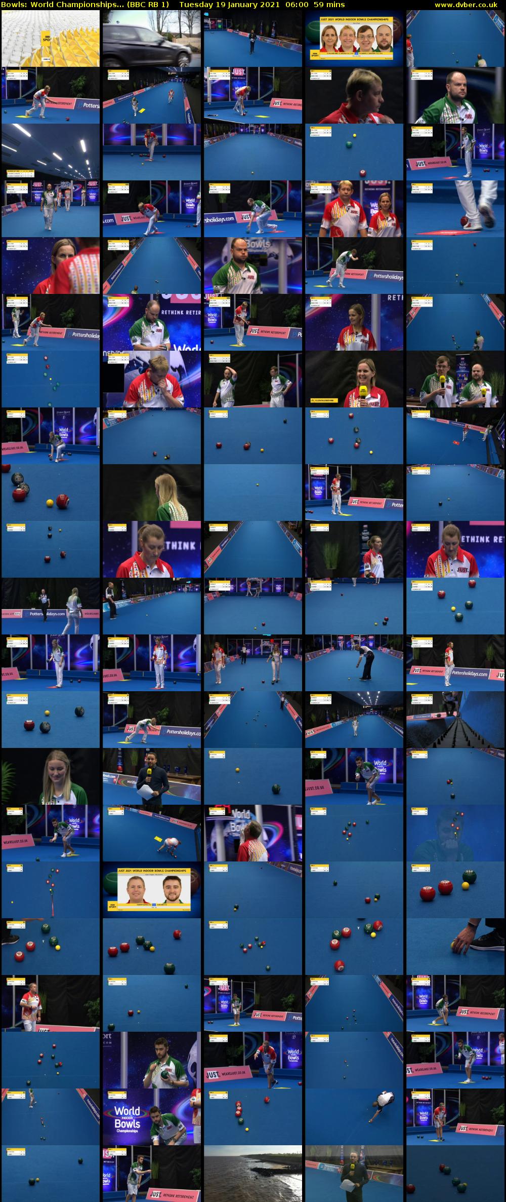 Bowls: World Championships... (BBC RB 1) Tuesday 19 January 2021 06:00 - 06:59