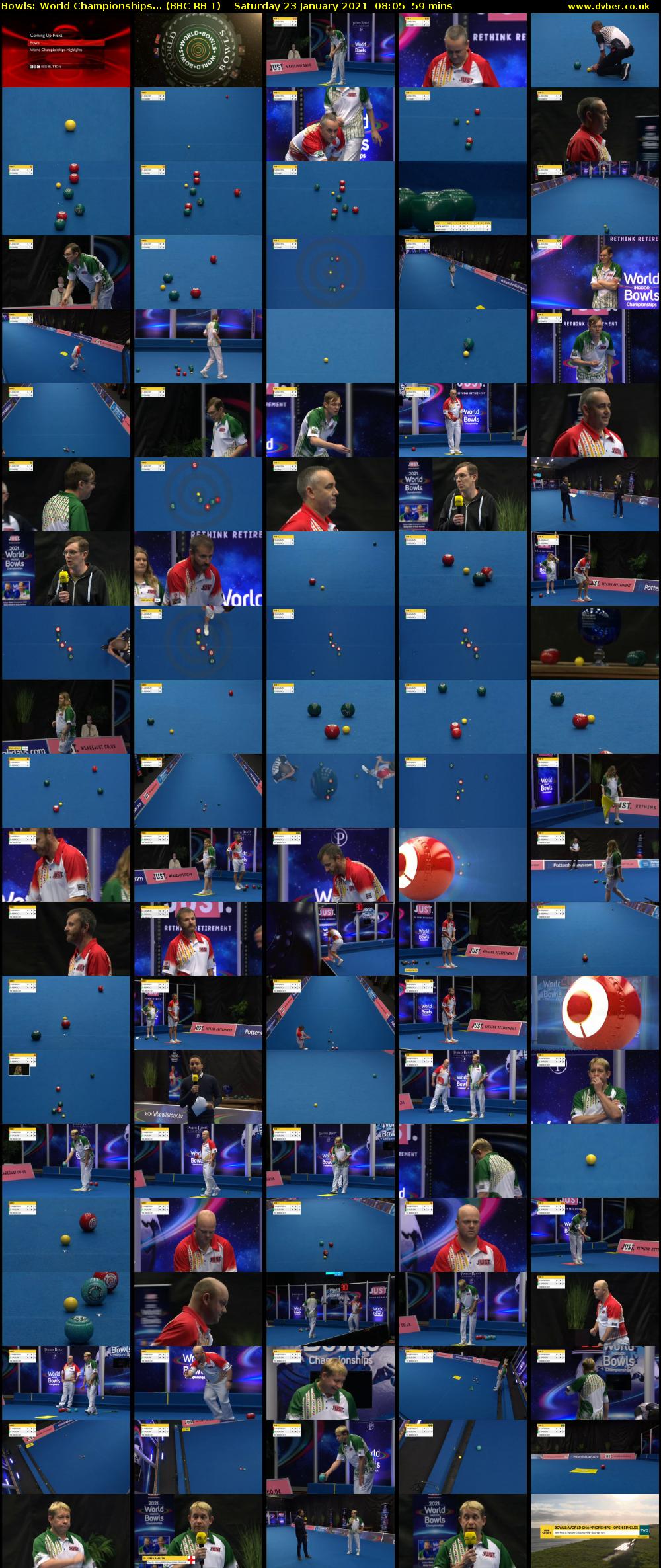 Bowls: World Championships... (BBC RB 1) Saturday 23 January 2021 08:05 - 09:04