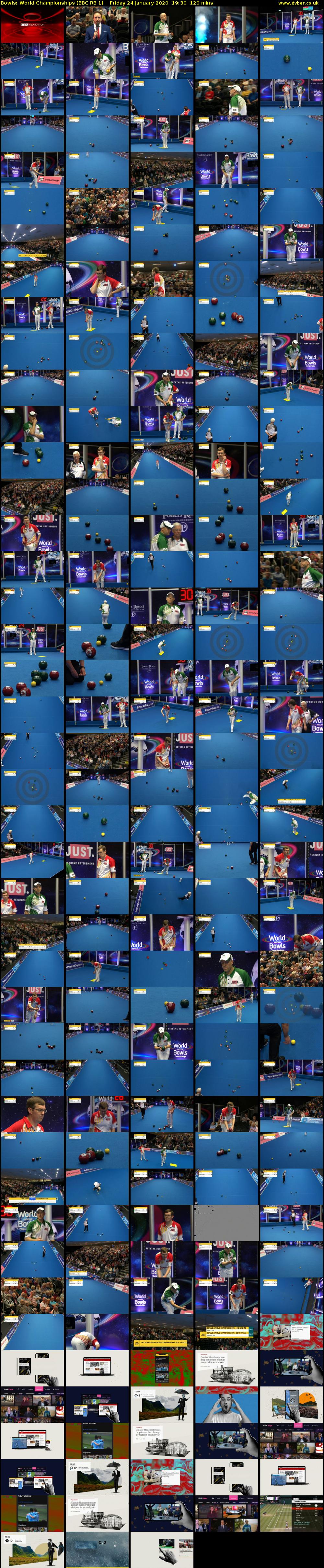 Bowls: World Championships (BBC RB 1) Friday 24 January 2020 19:30 - 21:30