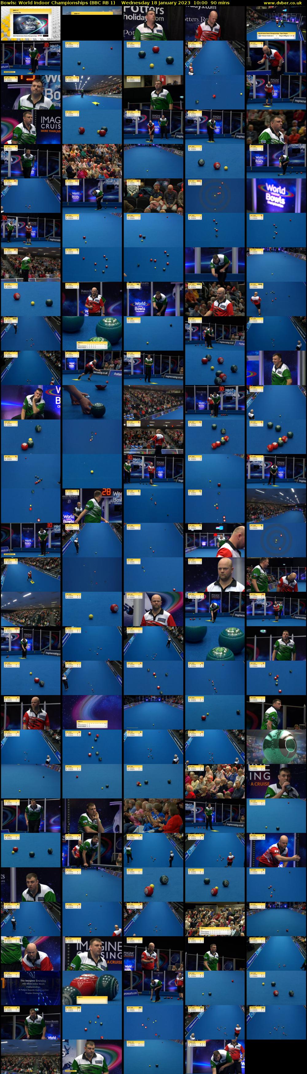 Bowls: World Indoor Championships (BBC RB 1) Wednesday 18 January 2023 10:00 - 11:30