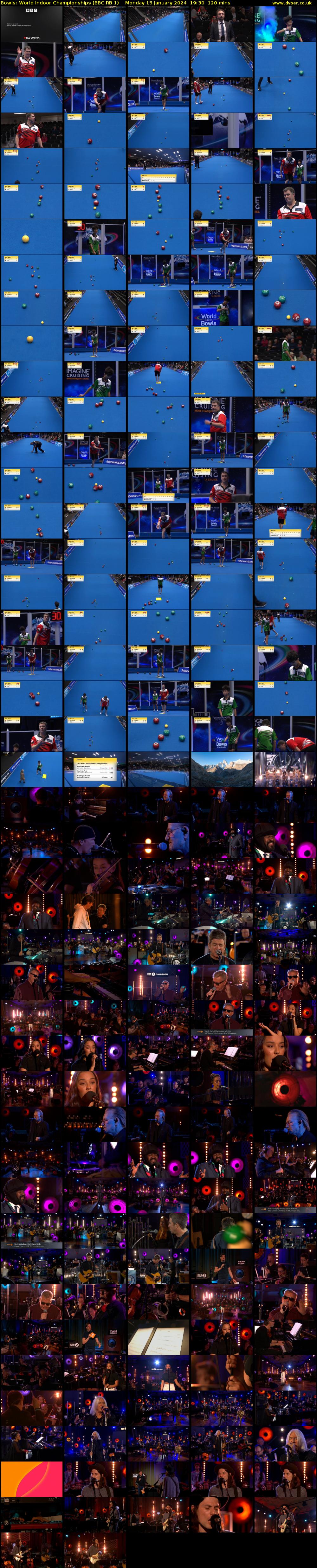 Bowls: World Indoor Championships (BBC RB 1) Monday 15 January 2024 19:30 - 21:30