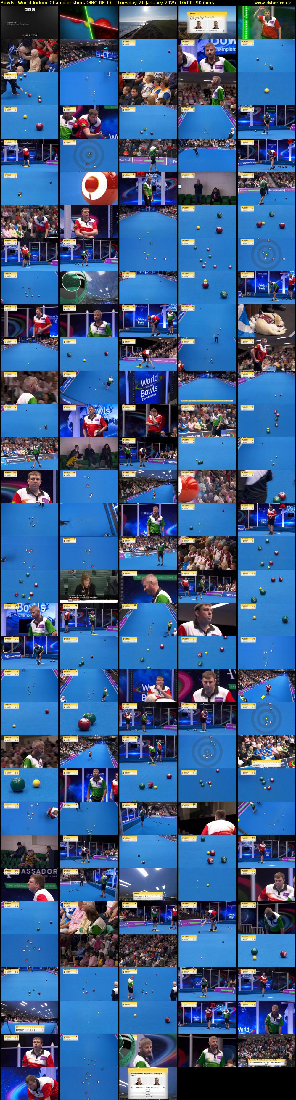 Bowls: World Indoor Championships (BBC RB 1) Tuesday 21 January 2025 10:00 - 11:30
