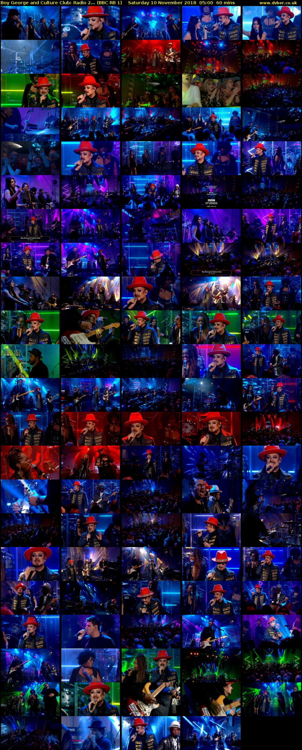 Boy George and Culture Club: Radio 2... (BBC RB 1) Saturday 10 November 2018 05:00 - 06:00