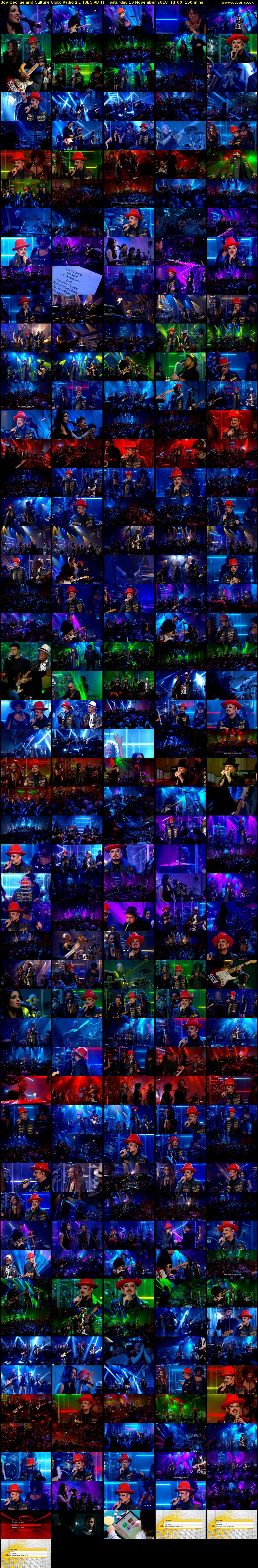 Boy George and Culture Club: Radio 2... (BBC RB 1) Saturday 10 November 2018 12:00 - 14:30