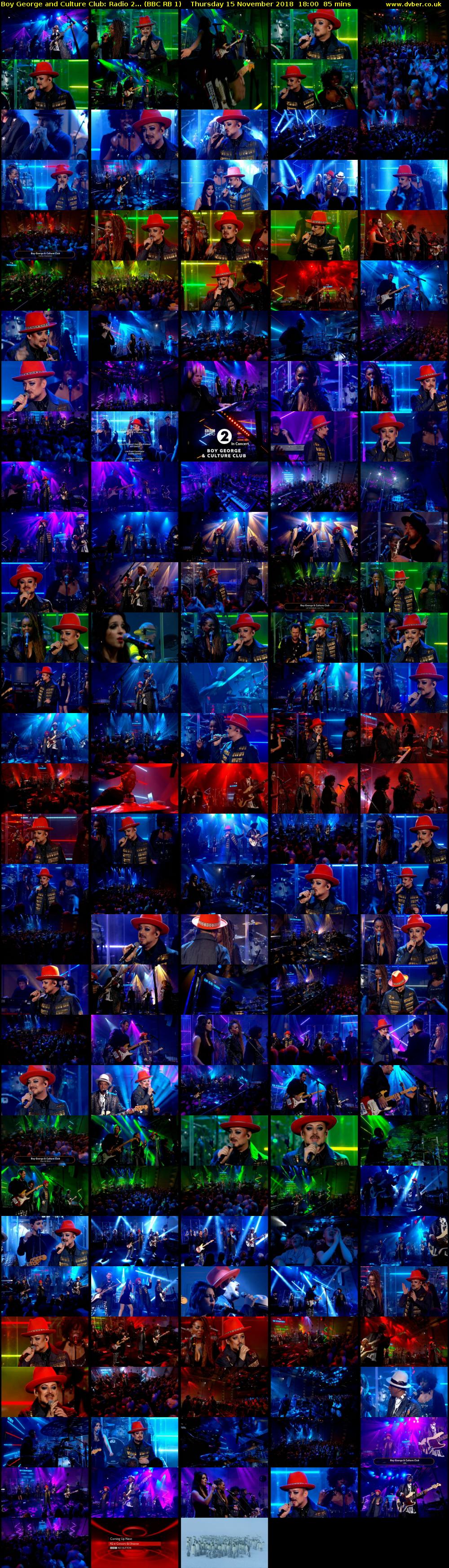 Boy George and Culture Club: Radio 2... (BBC RB 1) Thursday 15 November 2018 18:00 - 19:25