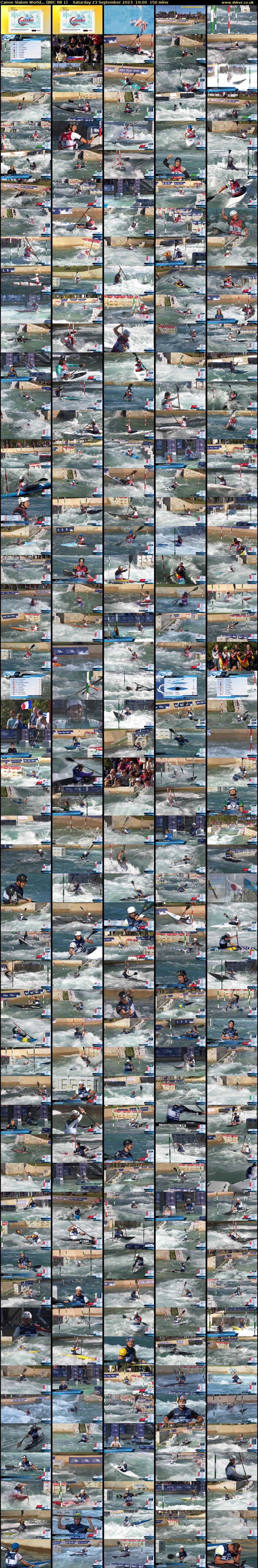 Canoe Slalom World... (BBC RB 1) Saturday 23 September 2023 10:00 - 12:30