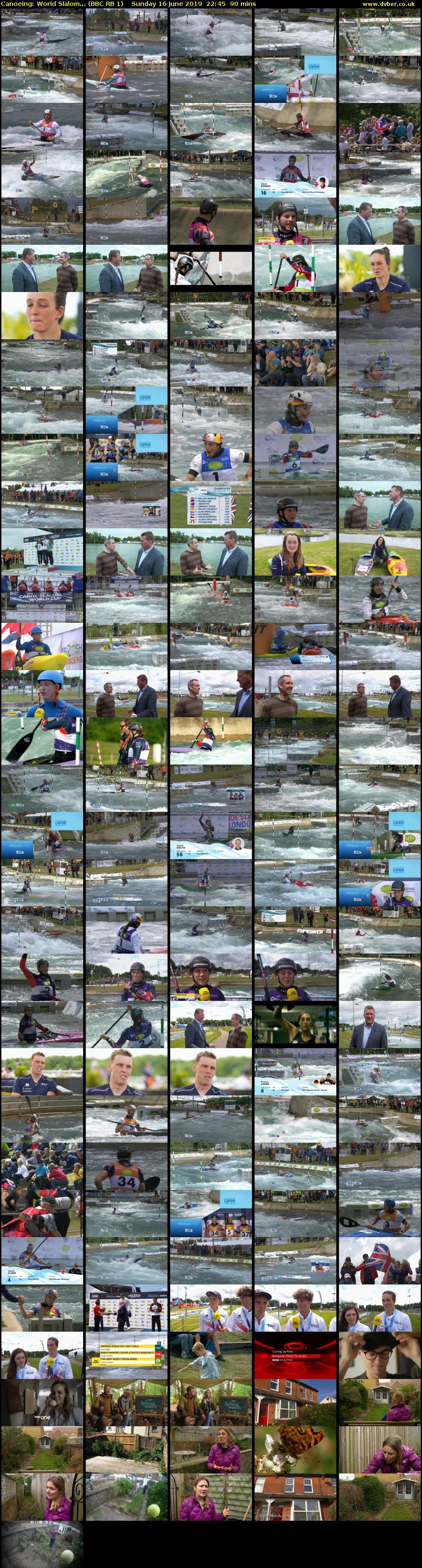 Canoeing: World Slalom... (BBC RB 1) Sunday 16 June 2019 22:45 - 00:15