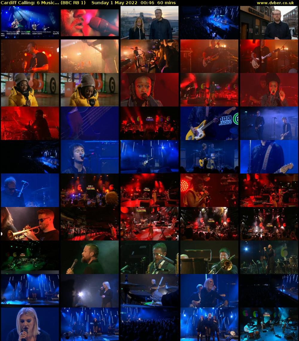 Cardiff Calling: 6 Music... (BBC RB 1) Sunday 1 May 2022 00:46 - 01:46
