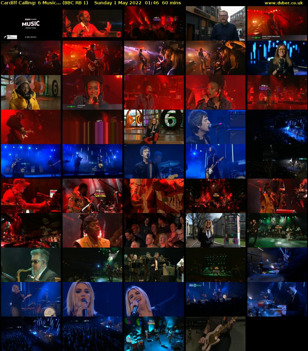 Cardiff Calling: 6 Music... (BBC RB 1) Sunday 1 May 2022 01:46 - 02:46
