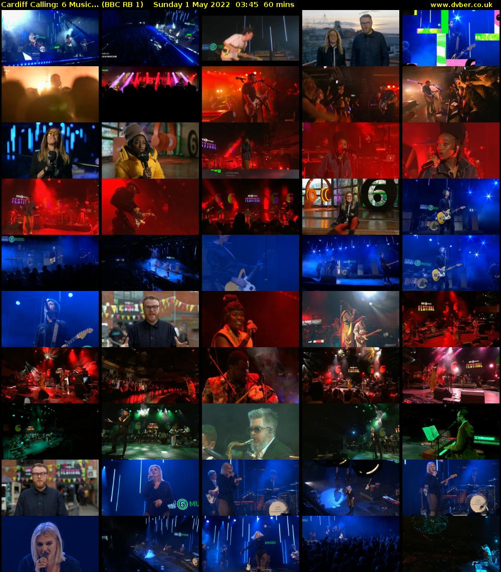 Cardiff Calling: 6 Music... (BBC RB 1) Sunday 1 May 2022 03:45 - 04:45