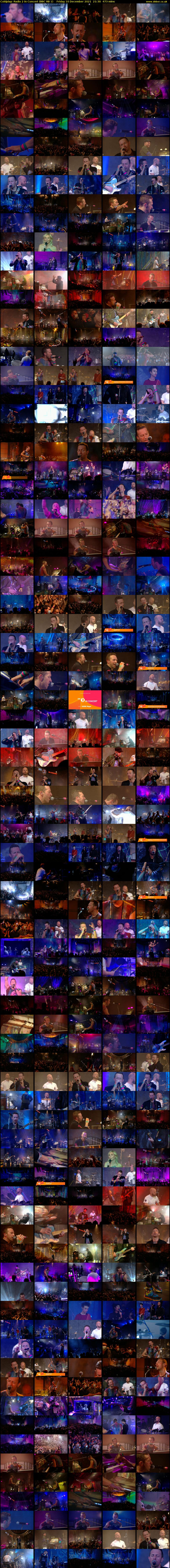 Coldplay: Radio 2 in Concert (BBC RB 1) Friday 10 December 2021 21:30 - 05:23
