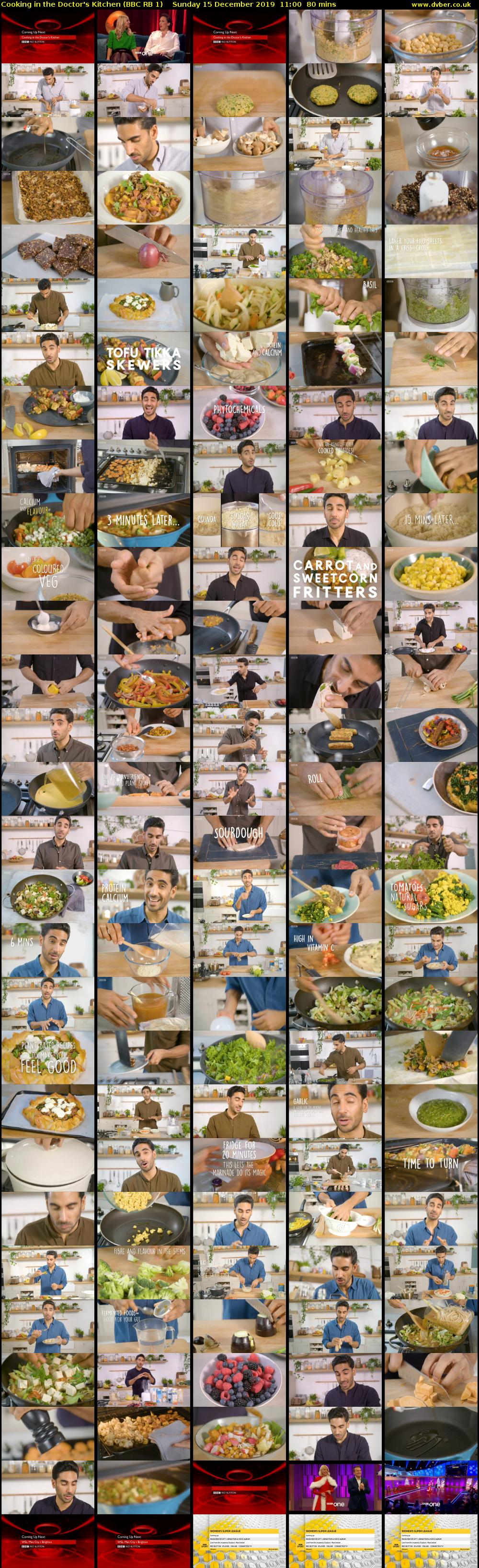 Cooking in the Doctor's Kitchen (BBC RB 1) Sunday 15 December 2019 11:00 - 12:20