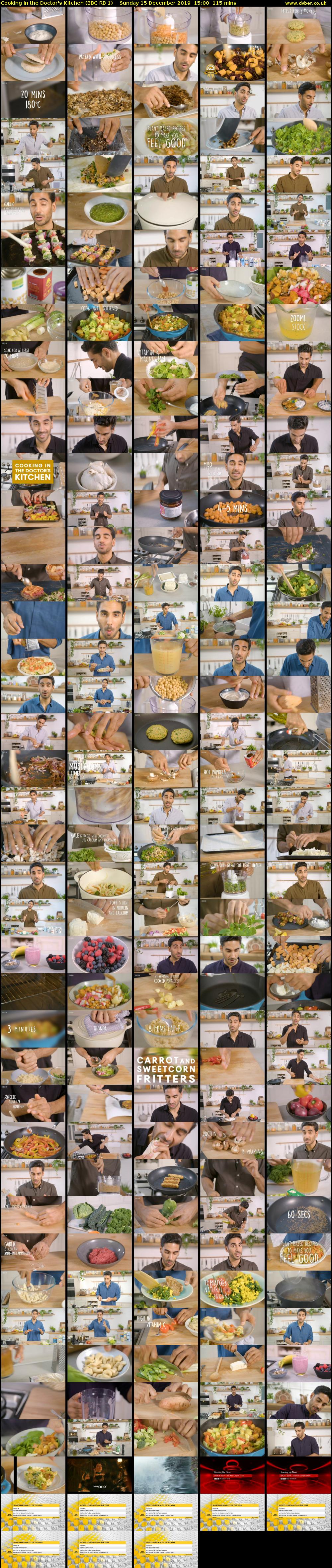 Cooking in the Doctor's Kitchen (BBC RB 1) Sunday 15 December 2019 15:00 - 16:55