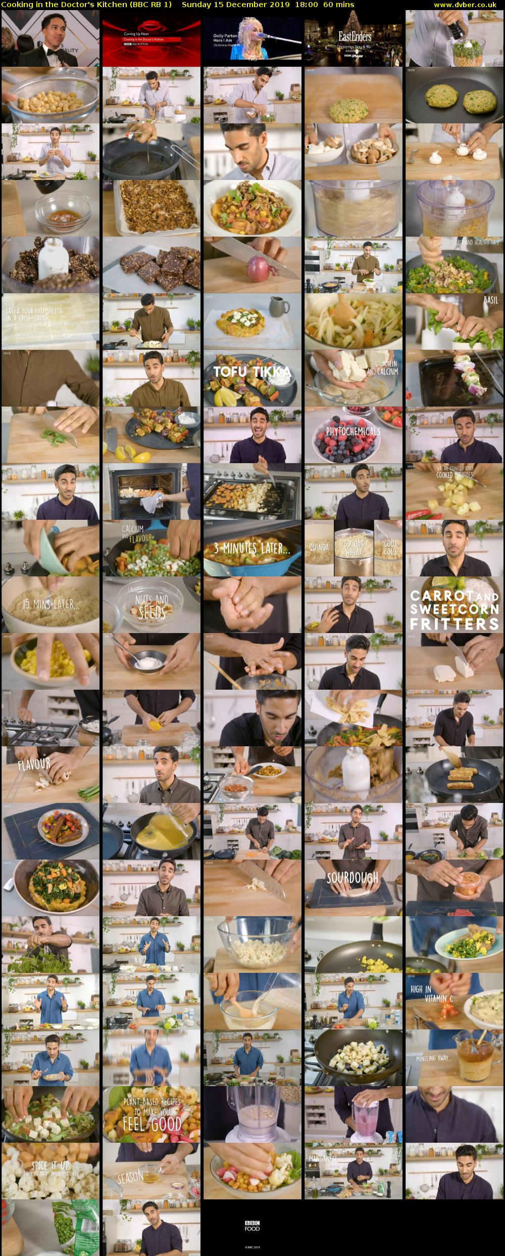 Cooking in the Doctor's Kitchen (BBC RB 1) Sunday 15 December 2019 18:00 - 19:00