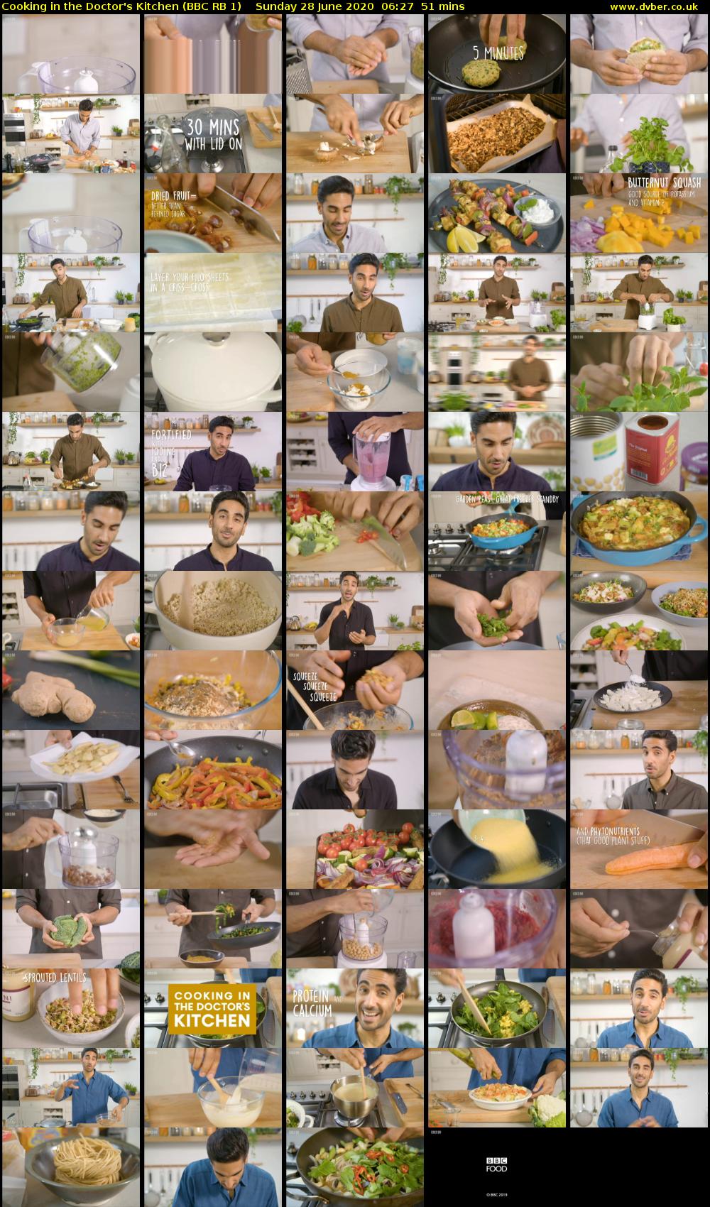 Cooking in the Doctor's Kitchen (BBC RB 1) Sunday 28 June 2020 06:27 - 07:18