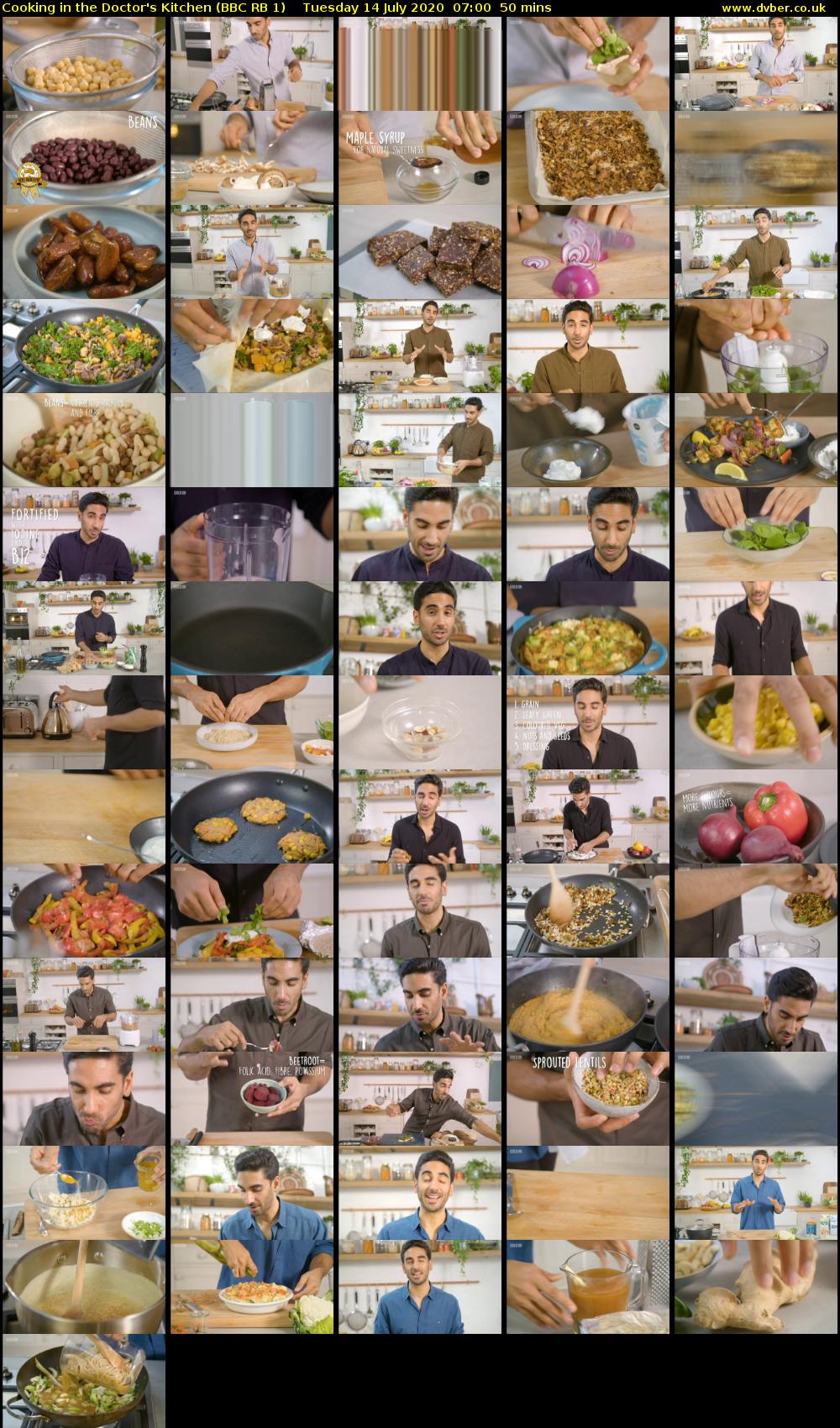 Cooking in the Doctor's Kitchen (BBC RB 1) Tuesday 14 July 2020 07:00 - 07:50