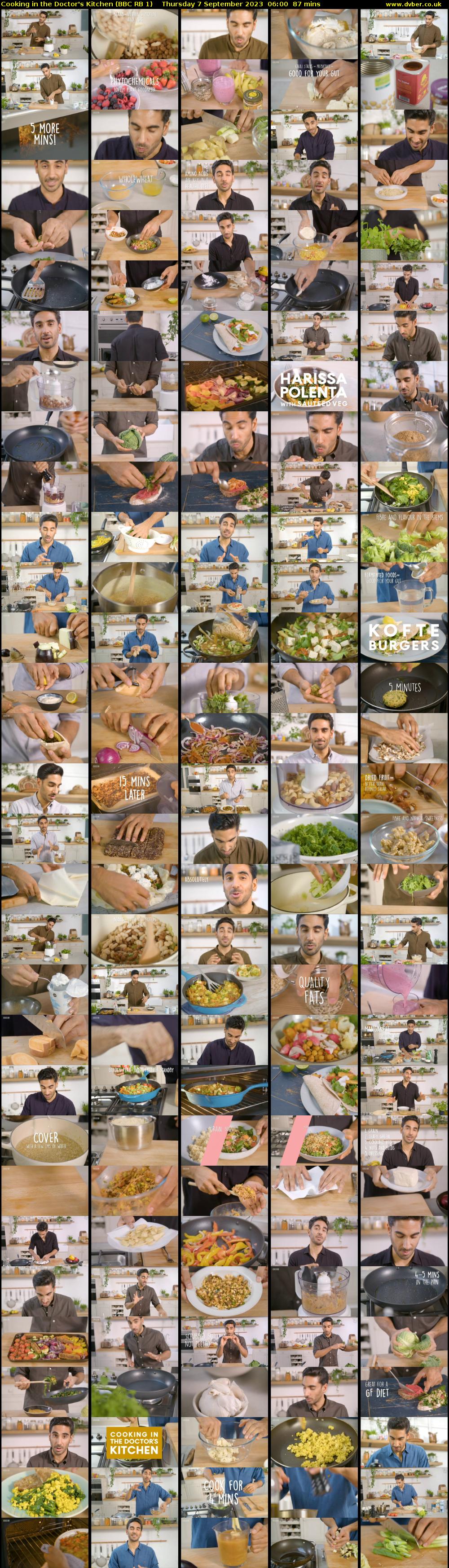 Cooking in the Doctor's Kitchen (BBC RB 1) Thursday 7 September 2023 06:00 - 07:27