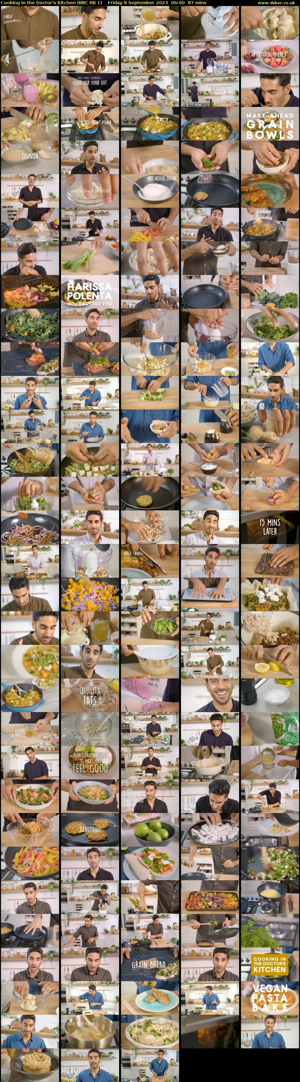 Cooking in the Doctor's Kitchen (BBC RB 1) Friday 8 September 2023 06:00 - 07:27
