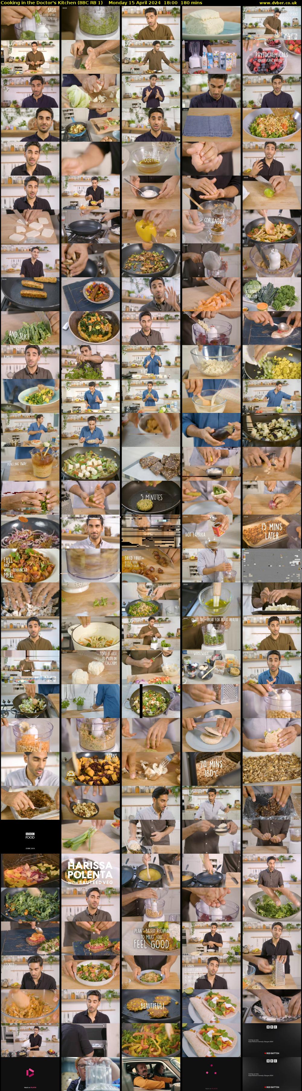 Cooking in the Doctor's Kitchen (BBC RB 1) Monday 15 April 2024 18:00 - 21:00