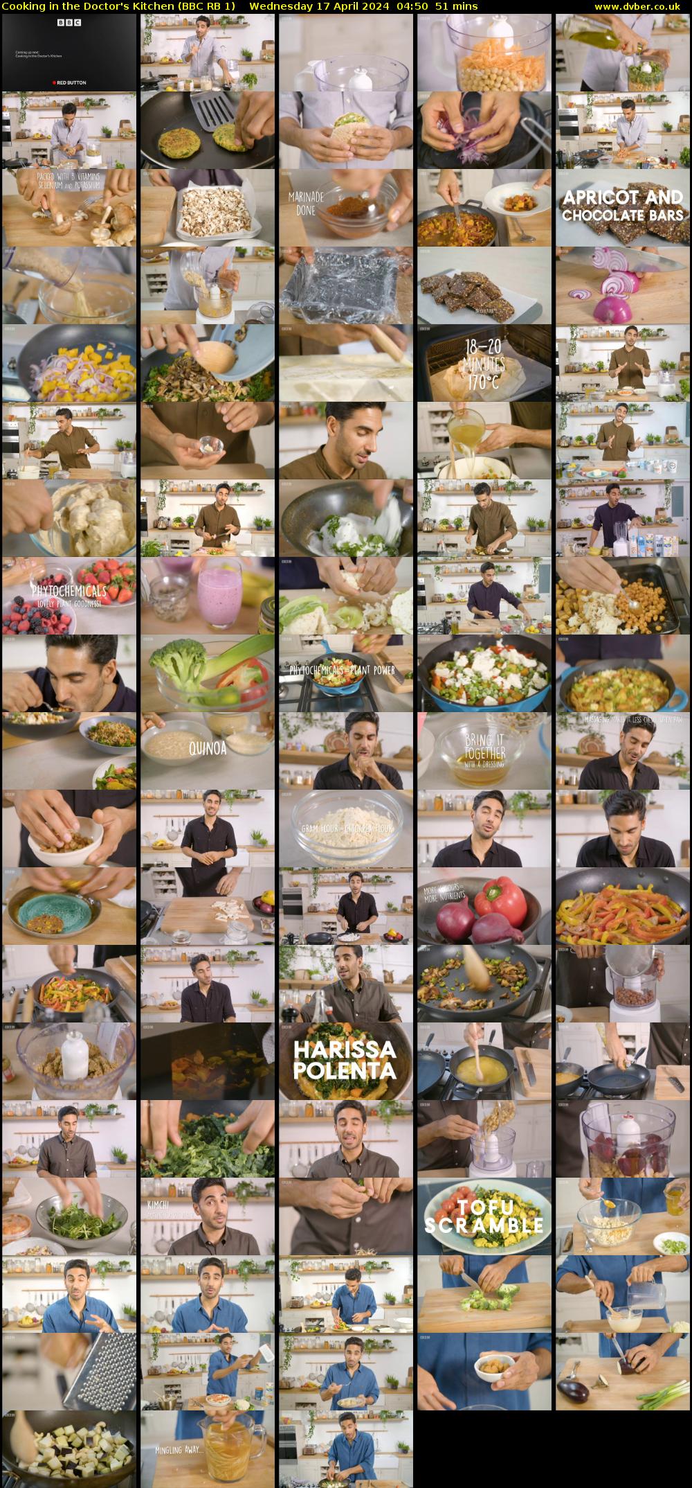 Cooking in the Doctor's Kitchen (BBC RB 1) Wednesday 17 April 2024 04:50 - 05:41