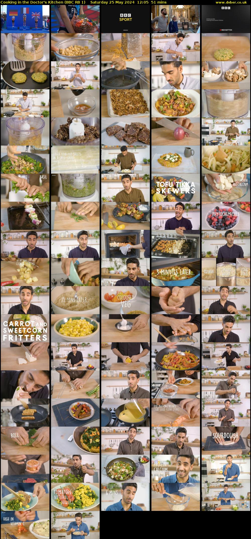 Cooking in the Doctor's Kitchen (BBC RB 1) Saturday 25 May 2024 12:05 - 12:56