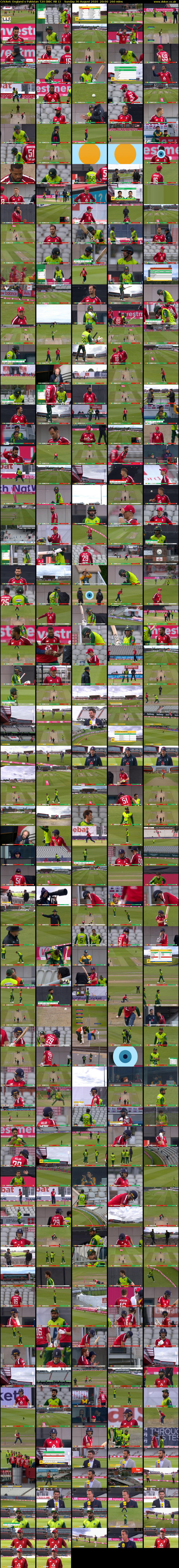 Cricket: England v Pakistan T20 (BBC RB 1) Sunday 30 August 2020 20:00 - 00:20