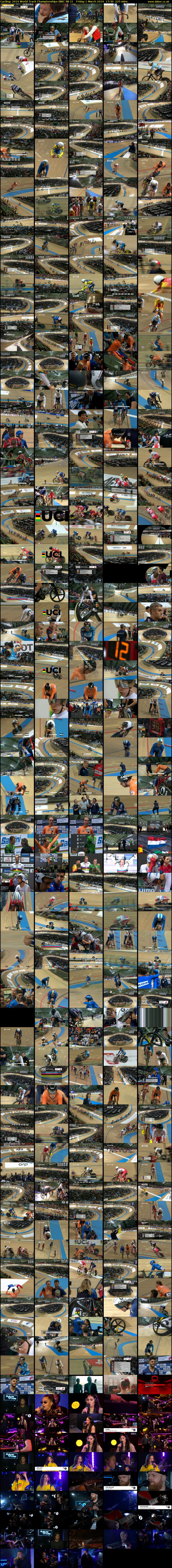 Cycling: 2019 World Track Championships (BBC RB 1) Friday 1 March 2019 17:30 - 21:15