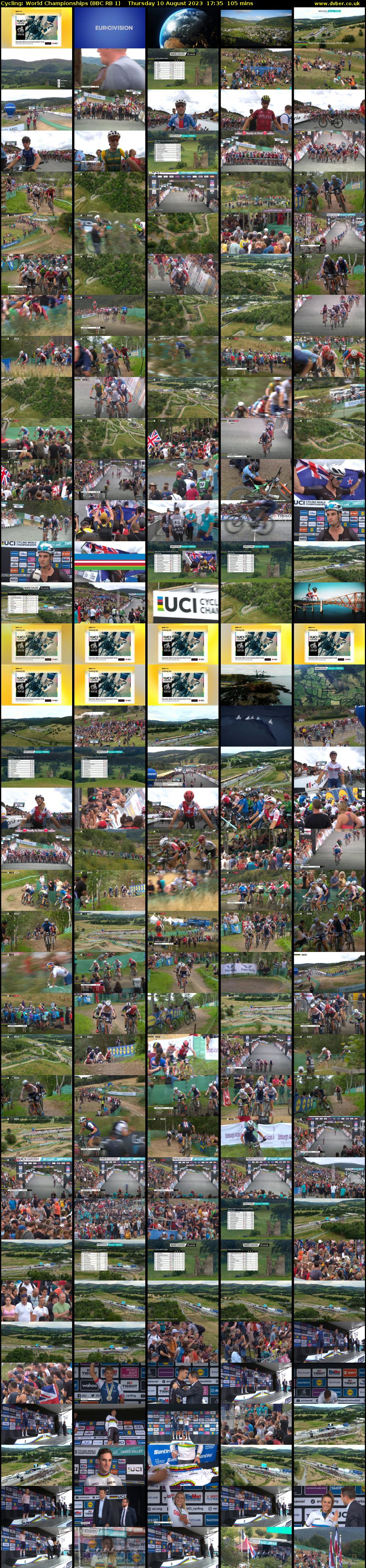 Cycling: World Championships (BBC RB 1) Thursday 10 August 2023 17:35 - 19:20