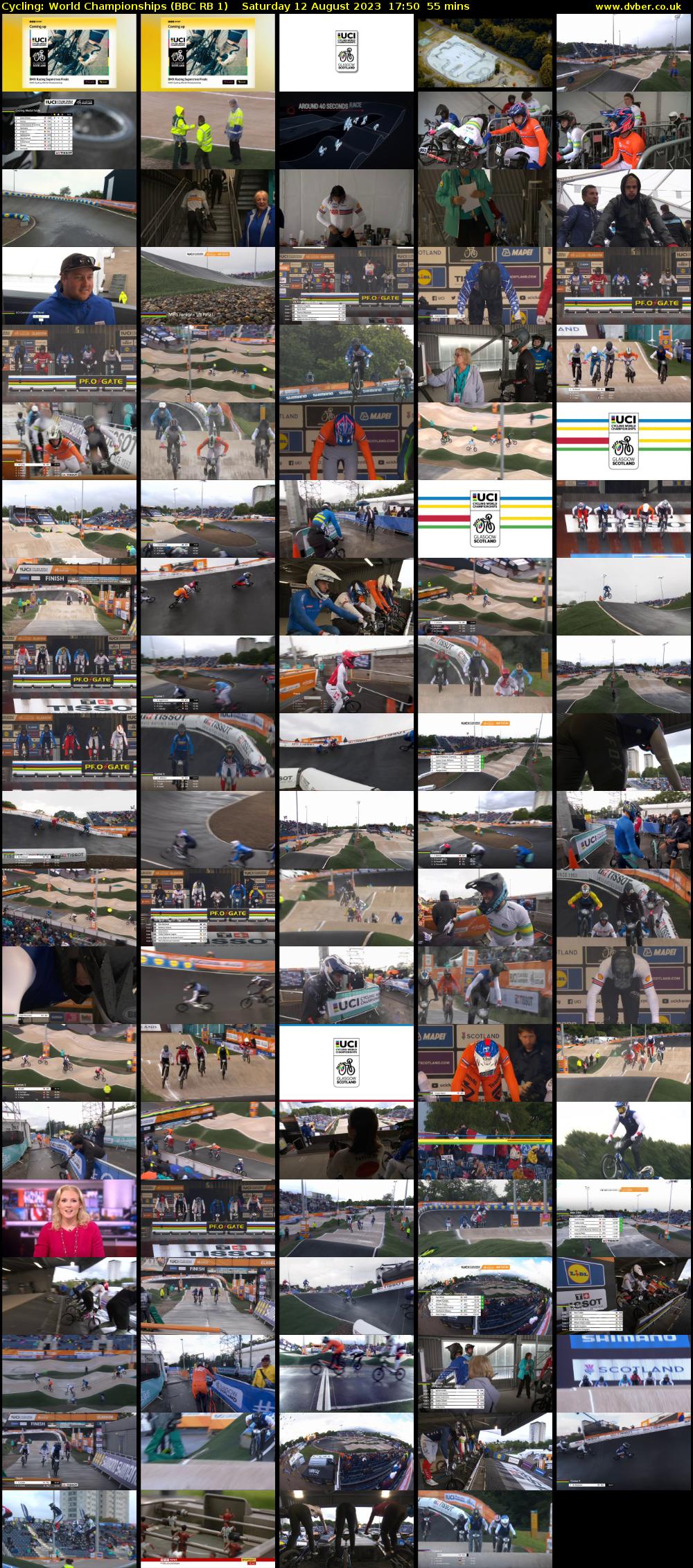 Cycling: World Championships (BBC RB 1) Saturday 12 August 2023 17:50 - 18:45