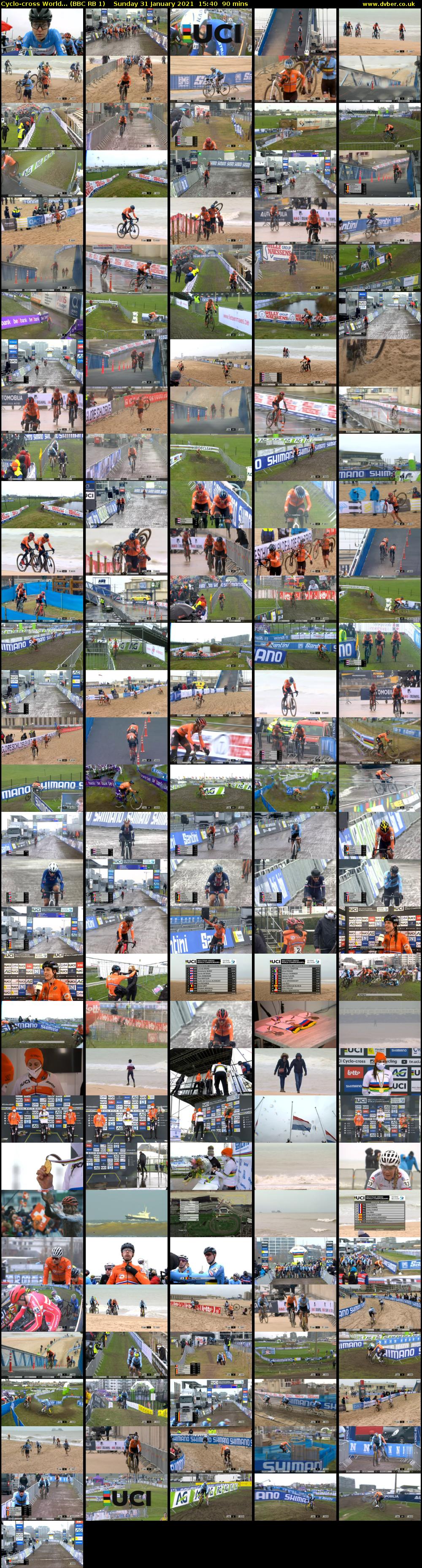 Cyclo-cross World... (BBC RB 1) Sunday 31 January 2021 15:40 - 17:10