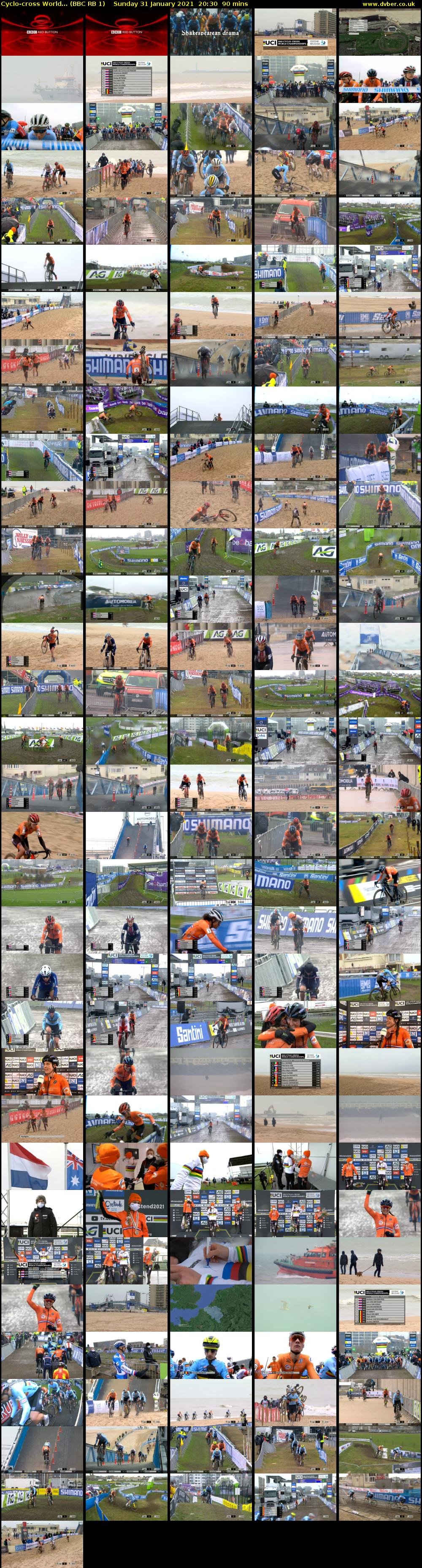 Cyclo-cross World... (BBC RB 1) Sunday 31 January 2021 20:30 - 22:00