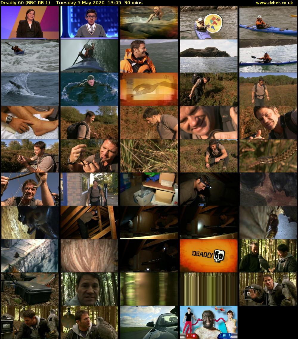 Deadly 60 (BBC RB 1) Tuesday 5 May 2020 13:05 - 13:35