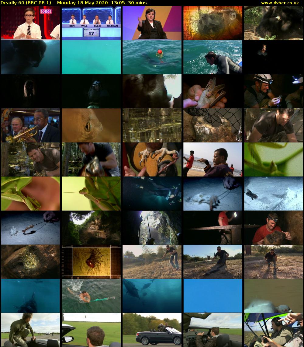 Deadly 60 (BBC RB 1) Monday 18 May 2020 13:05 - 13:35