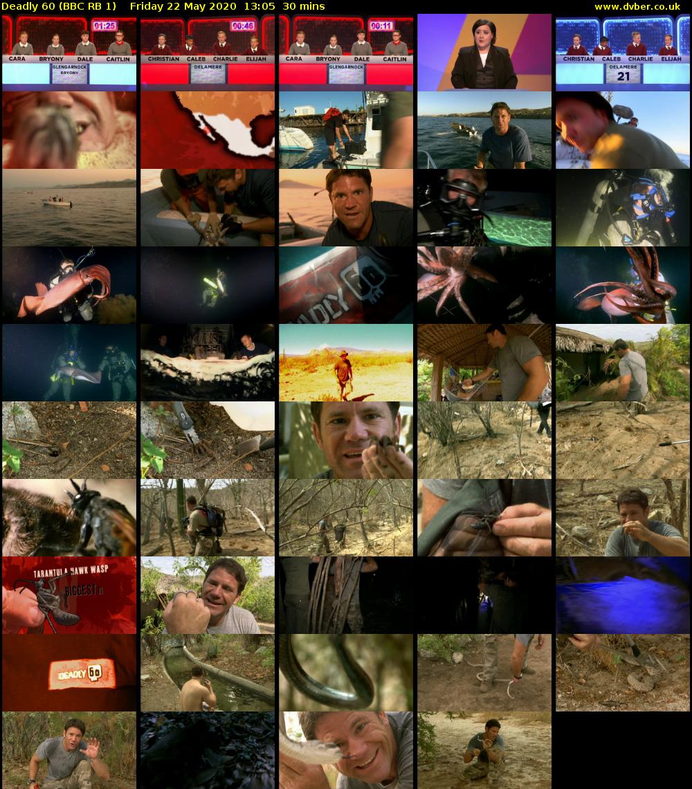 Deadly 60 (BBC RB 1) Friday 22 May 2020 13:05 - 13:35