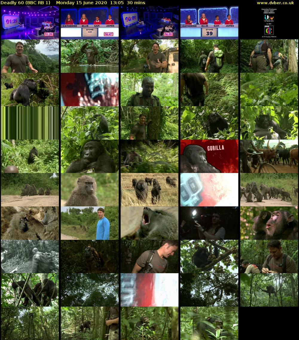 Deadly 60 (BBC RB 1) Monday 15 June 2020 13:05 - 13:35