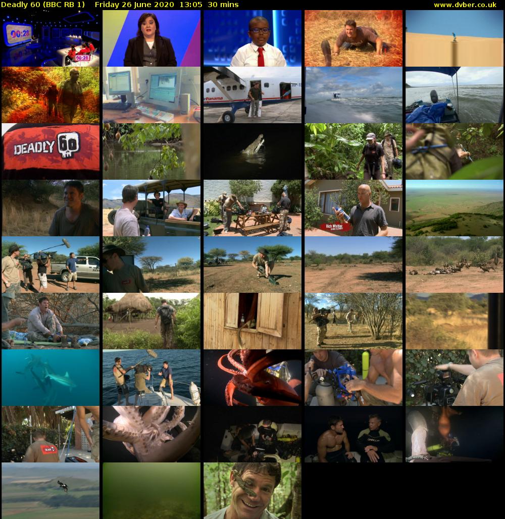 Deadly 60 (BBC RB 1) Friday 26 June 2020 13:05 - 13:35