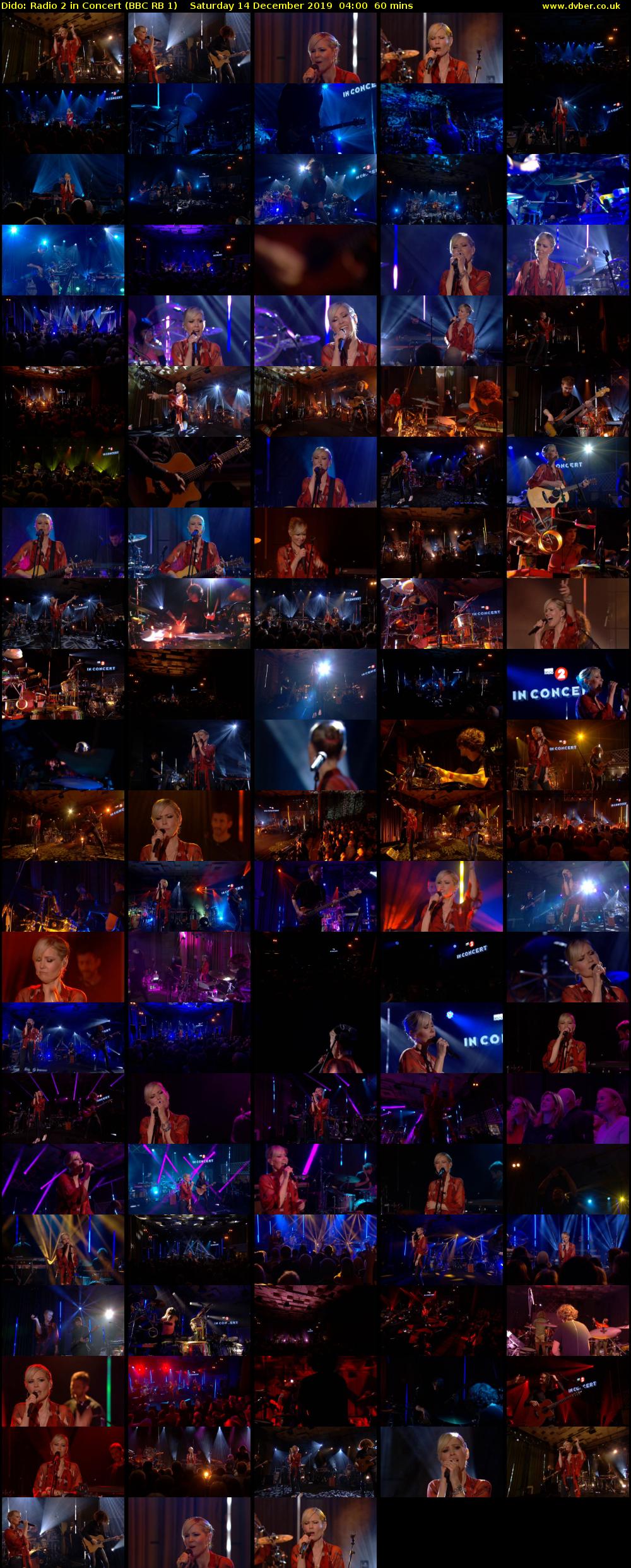 Dido: Radio 2 in Concert (BBC RB 1) Saturday 14 December 2019 04:00 - 05:00
