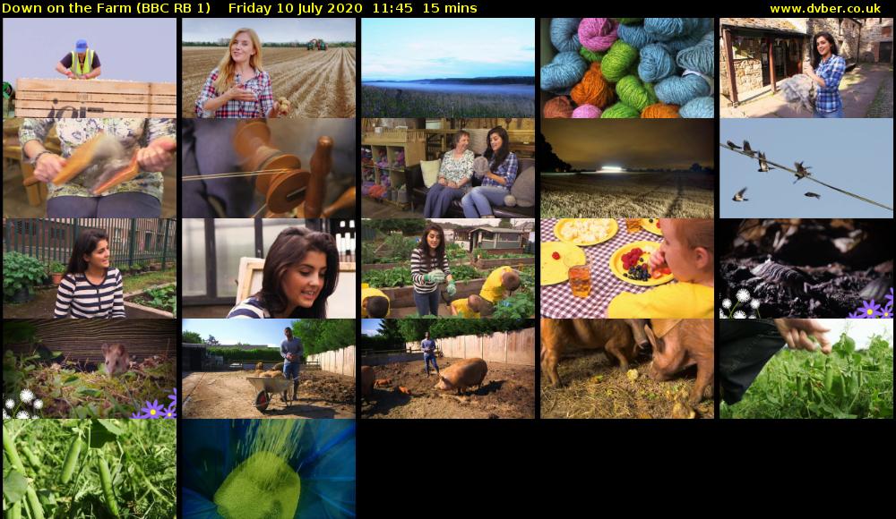 Down on the Farm (BBC RB 1) Friday 10 July 2020 11:45 - 12:00